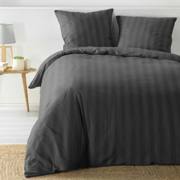 Parure de Lit - Cléo UNI Housse de Couette 240 x 220 cm + Taies d'Oreiller