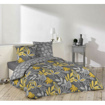 Parure de lit - Imprimé Woody - 240x220 - Housse de couette + Taies d'oreiller