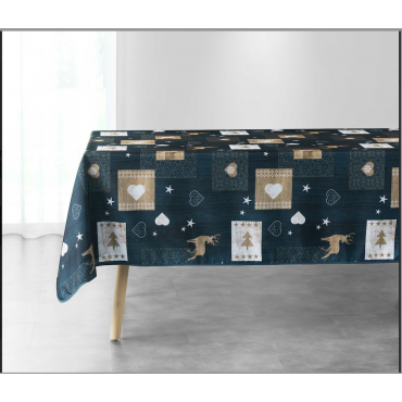 Nappe Augustin  Anti Taches 300 x 150 cm - Nappe imperméable - Résistante et Lavable en Machine