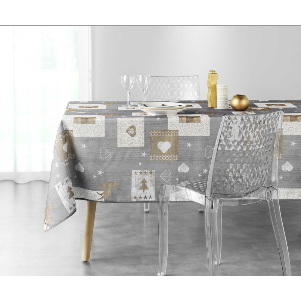 Nappe Augustin Anti Taches 300 x 150 cm - Nappe imperméable - Résistante et Lavable en Machine