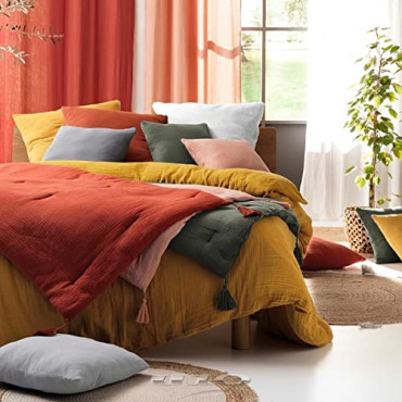 Parure de lit en gaze de coton 220x240