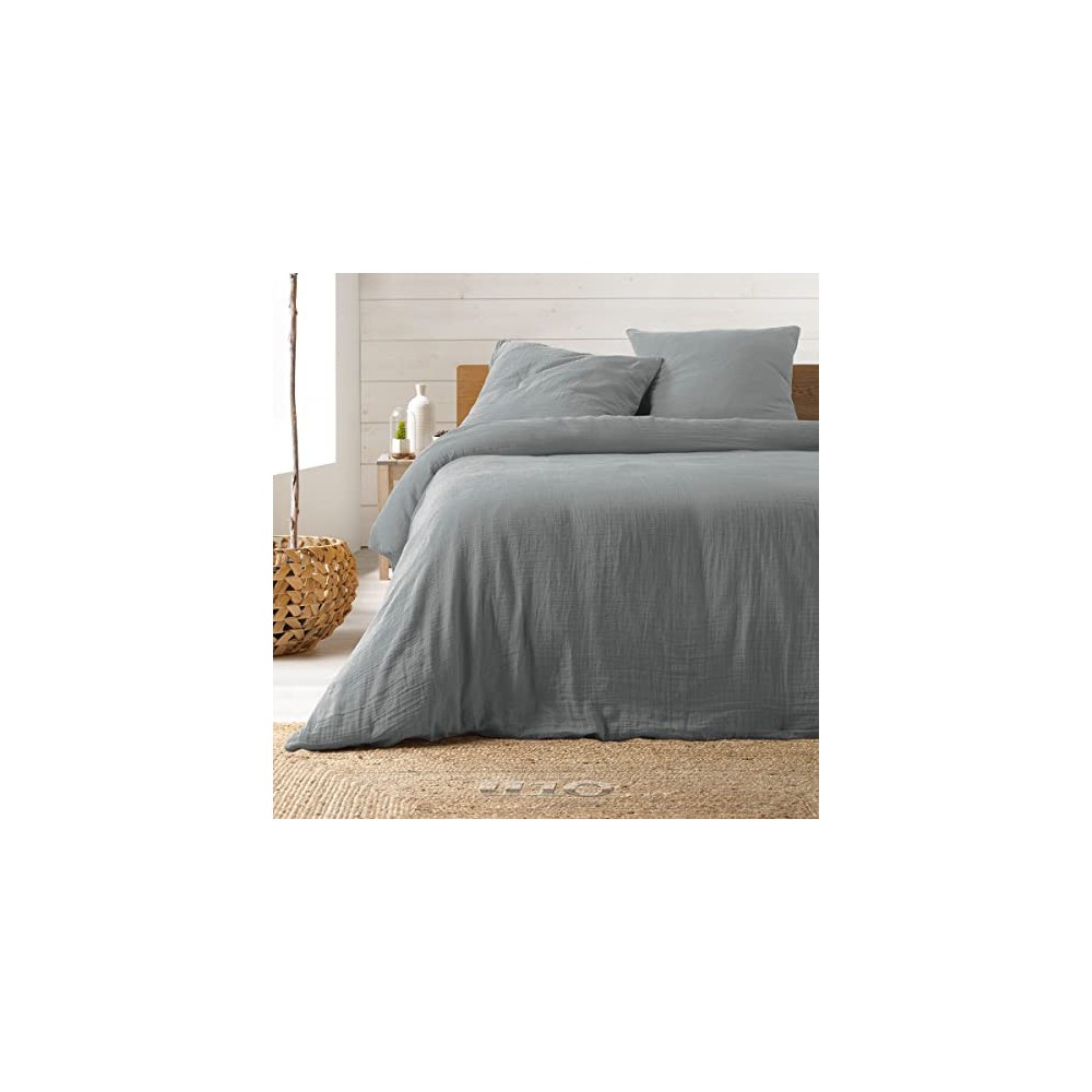 Gaze de coton gris Gaze de coton gris