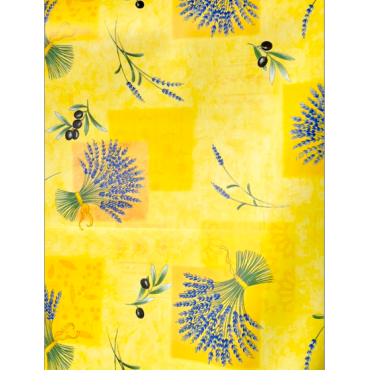 Nappe Bulgomme Imprimée Provençale - Au mètre