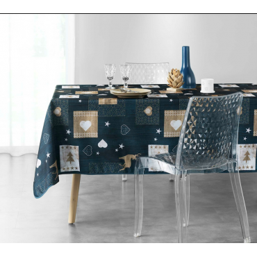Nappe Augustin - Anti Taches 240 x 150 cm - Nappe imperméable - Résistante et Lavable en Machine