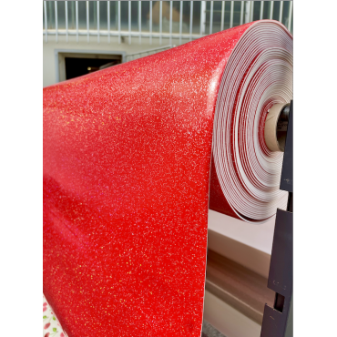 Nappe Bulgommes Imprimée Paillettes - Au mètre