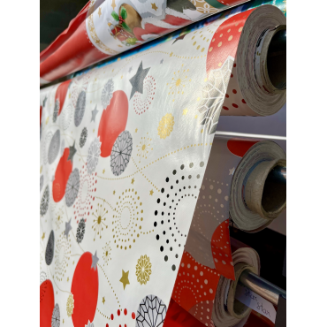 Nappe Toile Cirée De Noël –Nova Star- Au Mètre
