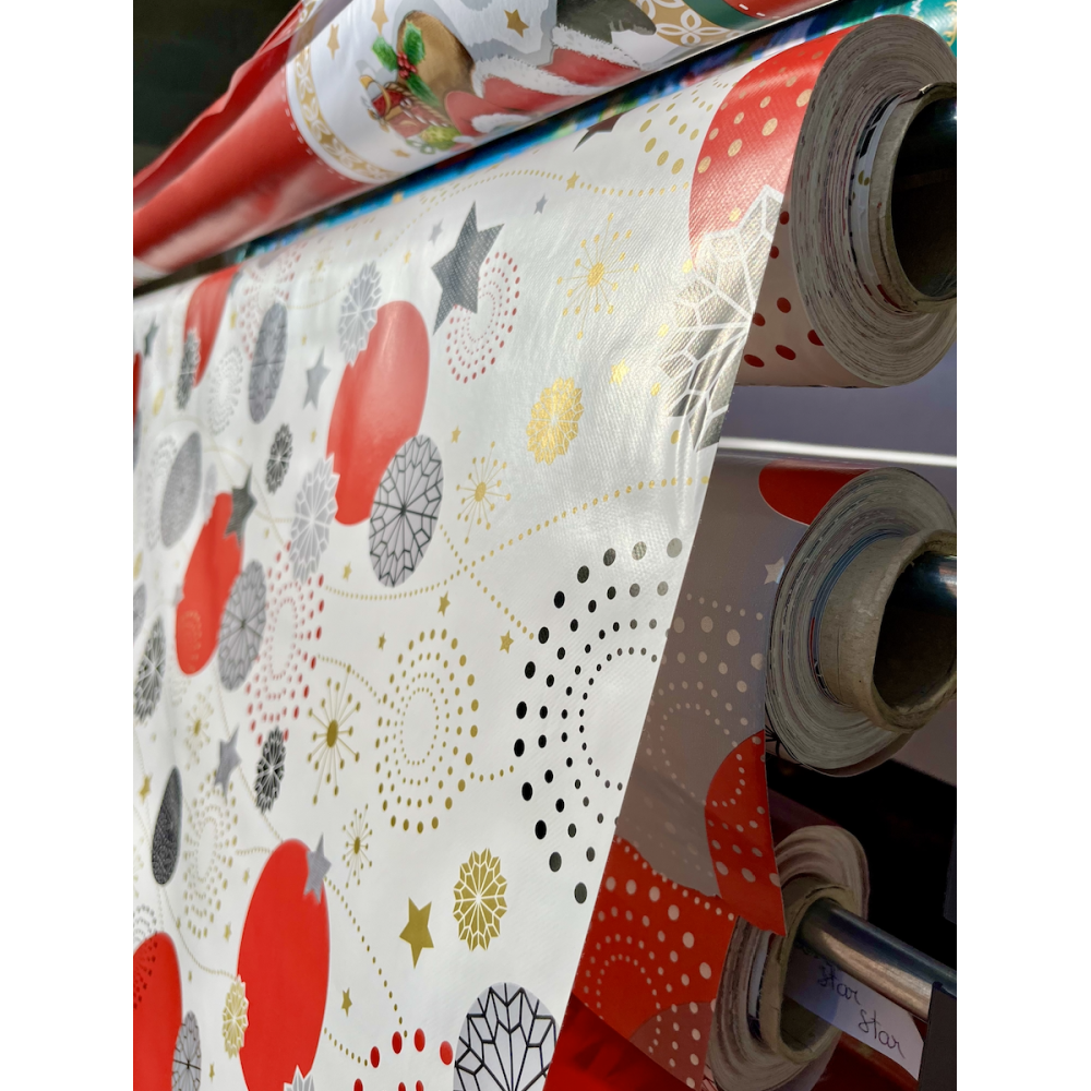 Nappe Toile Cirée De Noël –Nova Star- Au Mètre