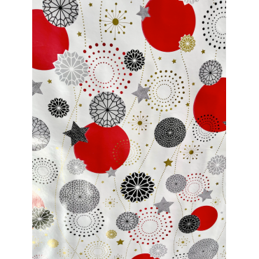 Nappe Toile Cirée De Noël –Nova Star- Au Mètre