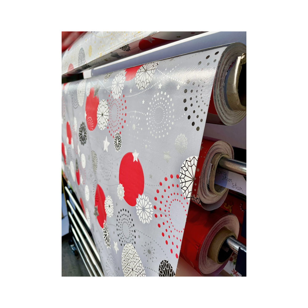 Nappe Toile Cirée De Noël –Nova Star- Au Mètre