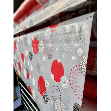 Nappe Toile Cirée De Noël –Nova Star- Au Mètre