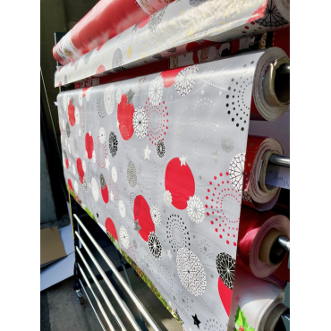 Nappe Toile Cirée De Noël –Nova Star- Au Mètre