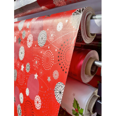 Nappe Toile Cirée De Noël –Nova Star- Au Mètre