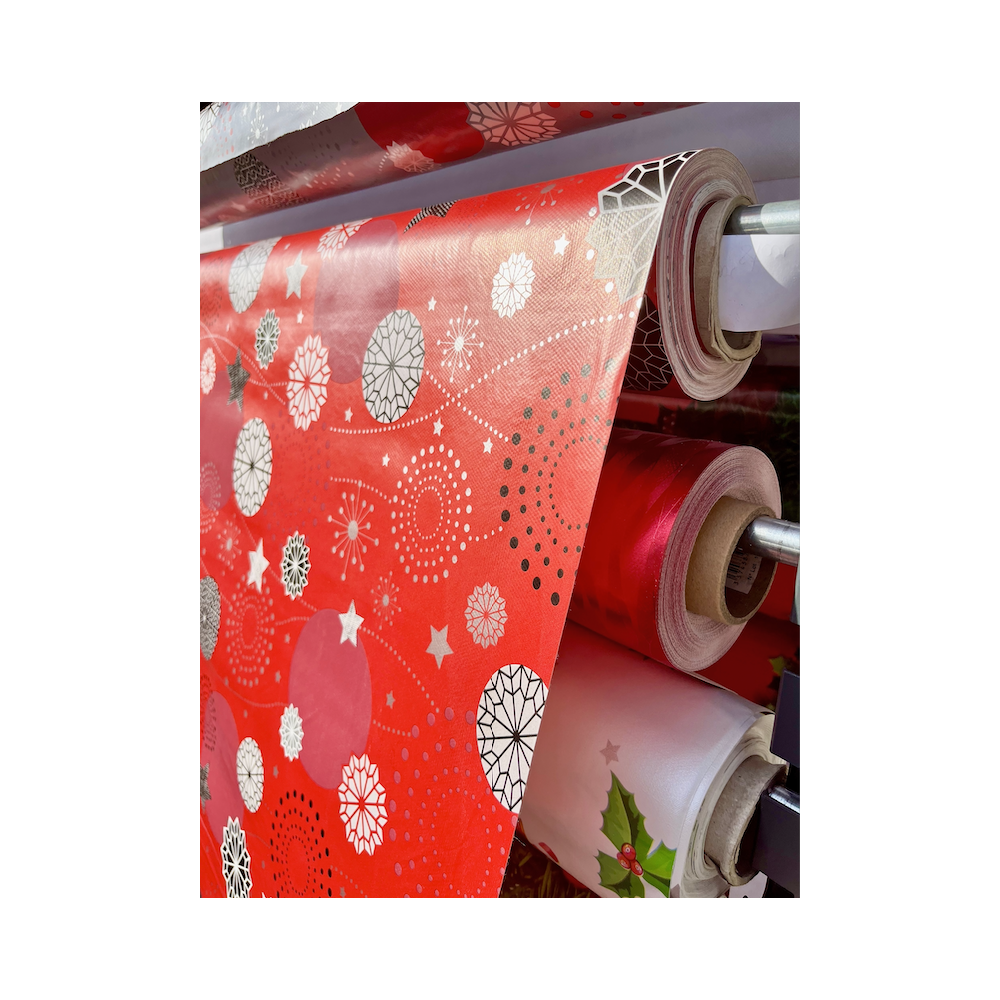 Nappe Toile Cirée De Noël –Nova Star- Au Mètre