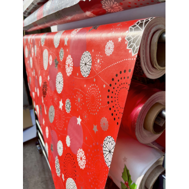 Nappe Toile Cirée De Noël –Nova Star- Au Mètre