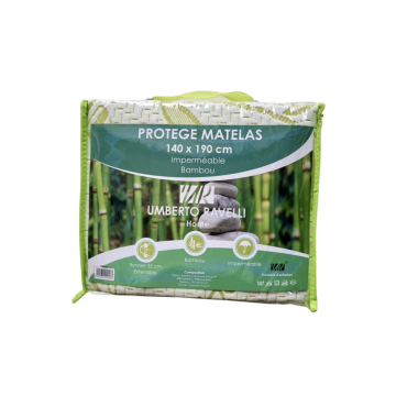 Protège Matelas Umberto Ravelli - Bambou Imperméable