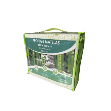 Protège Matelas Umberto Ravelli - Bambou Imperméable