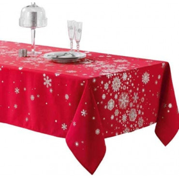 Nappe de noel rouge