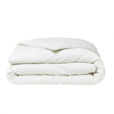 Parure de lit 100% Coton – Housse de Couette Prestige + Taies d’Oreillers 63x63cm – Satin de Coton