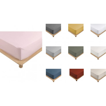 drap housse percale