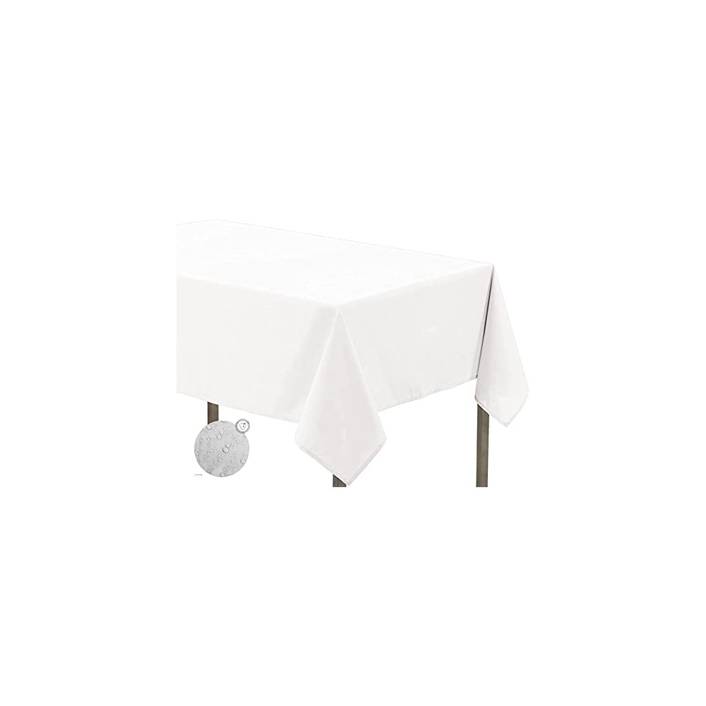 Nappe Carré 180 x 180 cm Uni ESSENTIEL Blanc Nappe Carré 180 x 180 cm Uni ESSENTIEL Blanc