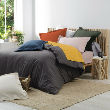 Housse de couette Percale Unie – Parure de Lit Luxe et Confort