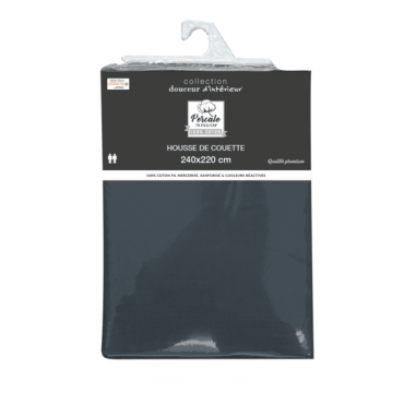 Housse de couette Percale Unie – Parure de Lit Luxe et Confort