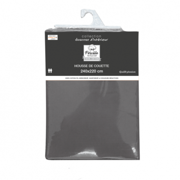 Housse de couette Percale Unie – Parure de Lit Luxe et Confort
