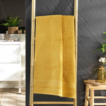 Serviette de Douche éponge – Drap de Douche 100% Coton 500g/m² – Serviette de Bain 70x130cm