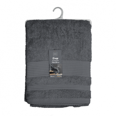 Serviette de Douche éponge – Drap de Douche 100% Coton 500g/m² – Serviette de Bain 70x130cm