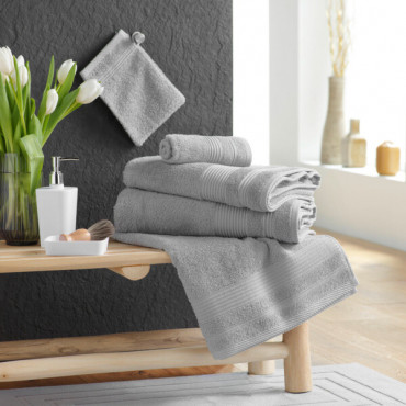 Serviette de Douche éponge – Drap de Douche 100% Coton 500g/m² – Serviette de Bain 70x130cm