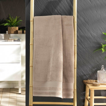 Serviette de Douche éponge – Drap de Douche 100% Coton 500g/m² – Serviette de Bain 70x130cm