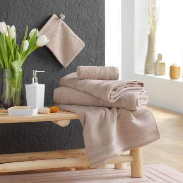 Serviette de Douche éponge – Drap de Douche 100% Coton 500g/m² – Serviette de Bain 70x130cm
