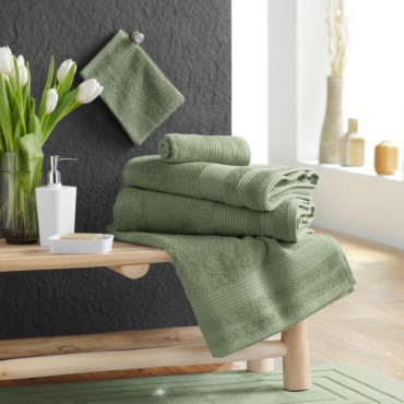 Serviette de Douche éponge – Drap de Douche 100% Coton 500g/m² – Serviette de Bain 70x130cm
