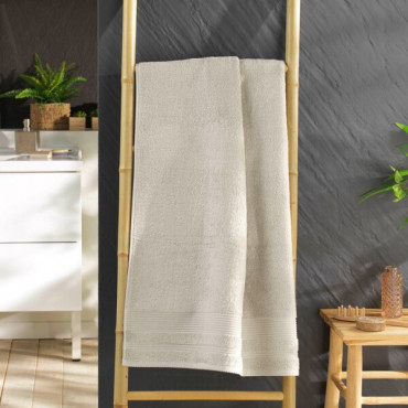 Serviette de Douche éponge – Drap de Douche 100% Coton 500g/m² – Serviette de Bain 70x130cm