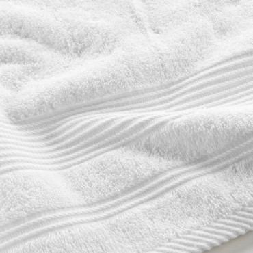 Serviette de Douche éponge – Drap de Douche 100% Coton 500g/m² – Serviette de Bain 70x130cm
