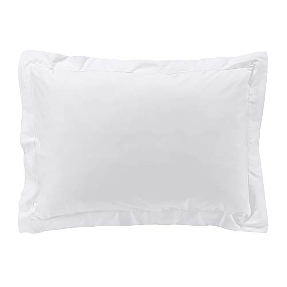 Taies d'oreiller x2 Percale 50x70 cm Blanc Taies d'oreiller x2 Percale 50x70 cm Blanc