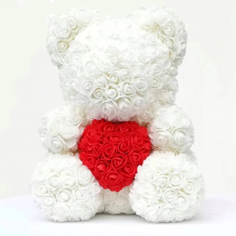 ours en rose blanc ours en rose blanc