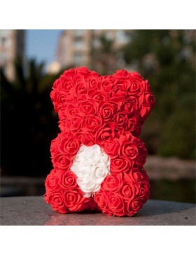 ours en fleur