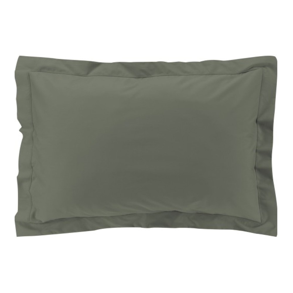 Taies d'oreiller x2 Percale 50x70 cm Vert Taies d'oreiller x2 Percale 50x70 cm Vert