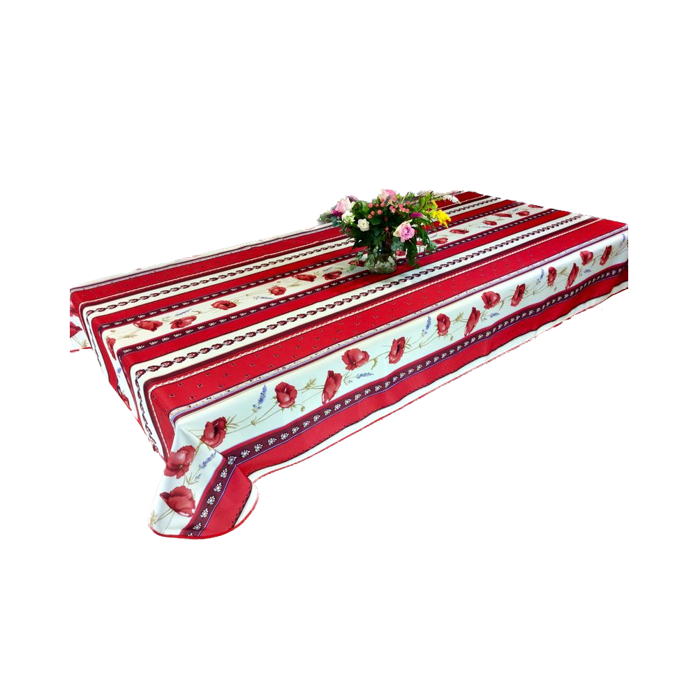 Nappe de Table Anti-Tâches Motif Castelanne 100% Polyester