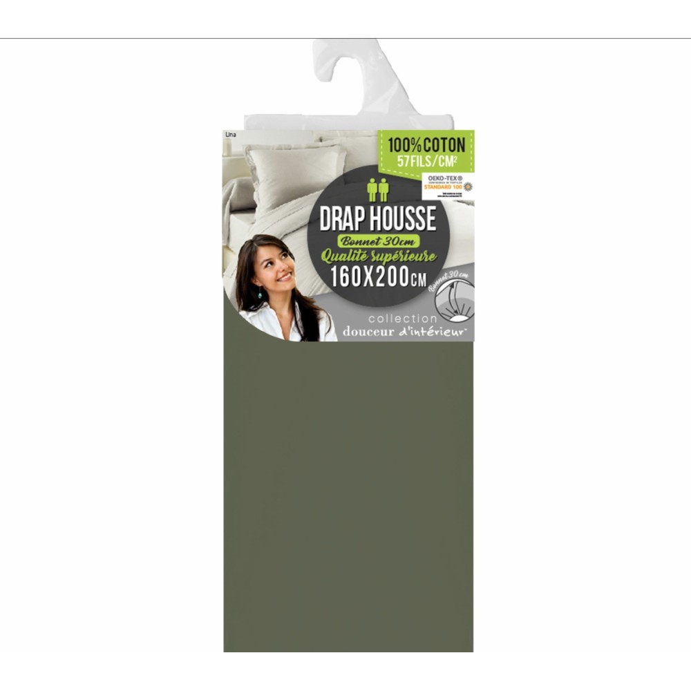 Drap Housse 100 % Coton Lina