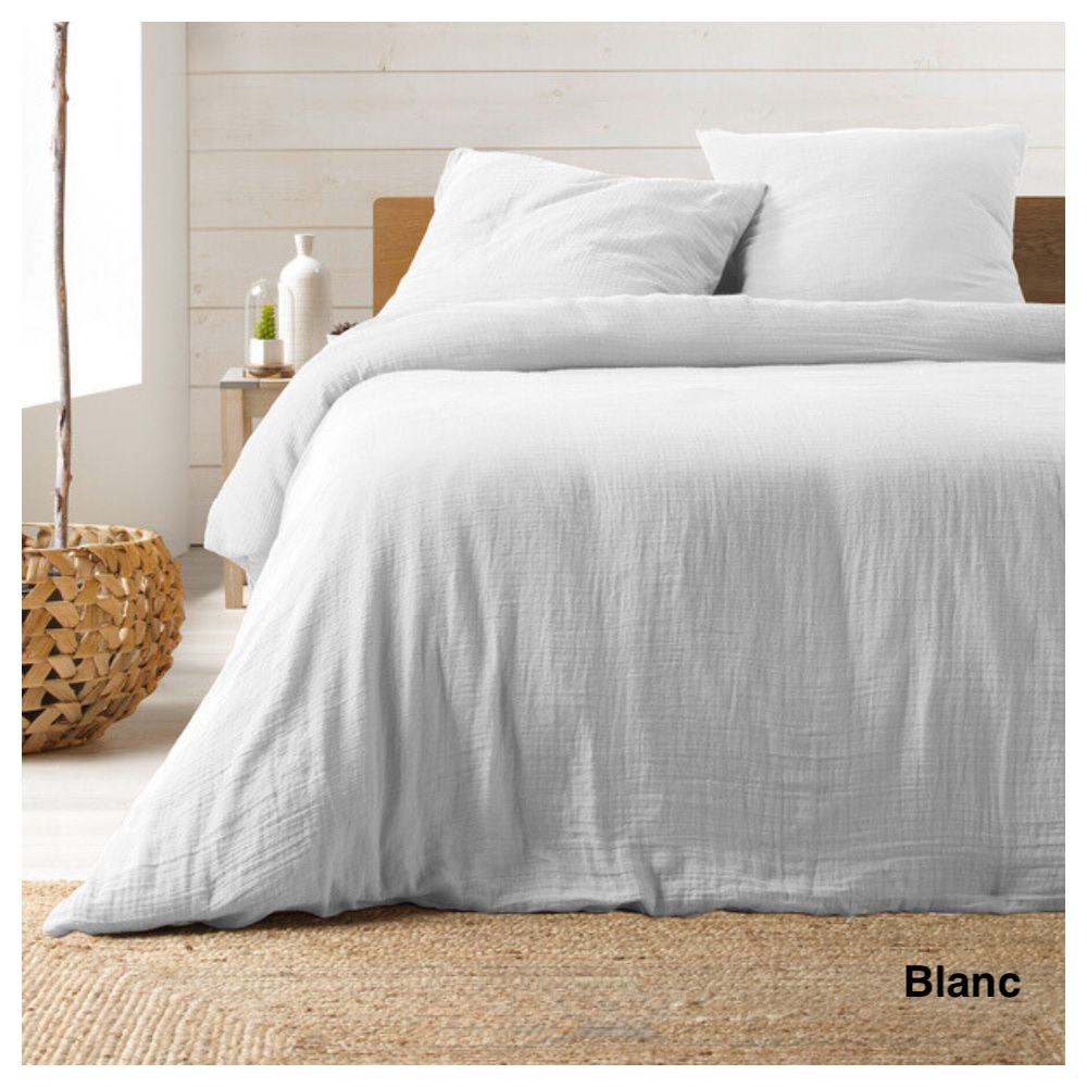 Parure de lit en Gaze de Coton 240x260cm_