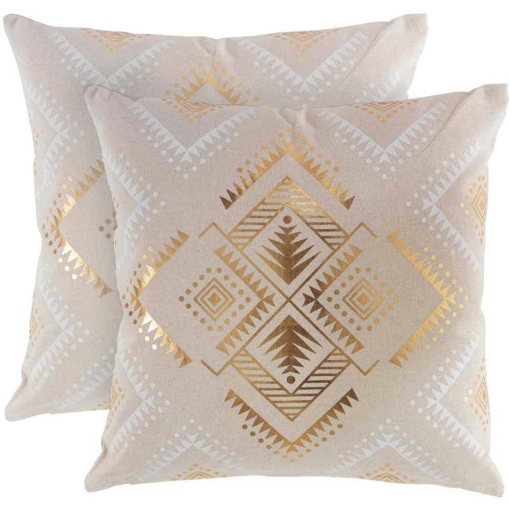 Lot de 2 Coussins déco 45 x 45 cm - Cybele Lot de 2 Coussins déco 45 x 45 cm - Cybele