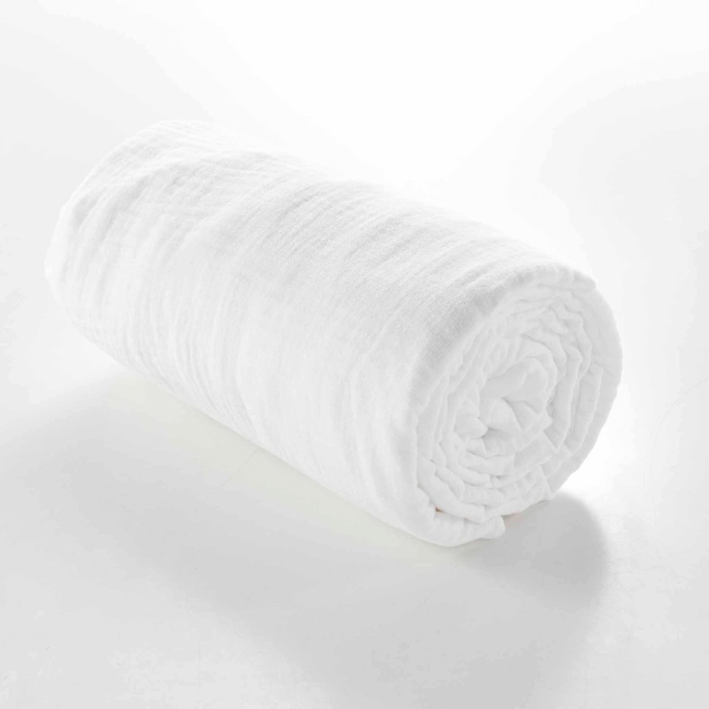 Drap Housse Gaze de coton - Bonnet 30 Cm - Plusieurs Tailles - Plusieurs Coloris_