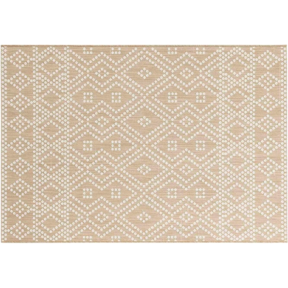 Tapis Rectangle Tania Tissé Plat - 120x170 cm ou 160x230 cm - Élégance et Durabilité