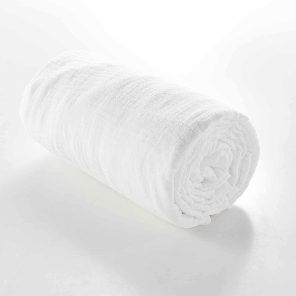 Drap Housse Gaze de coton - Bonnet 30 Cm - Plusieurs Tailles - Plusieurs Coloris