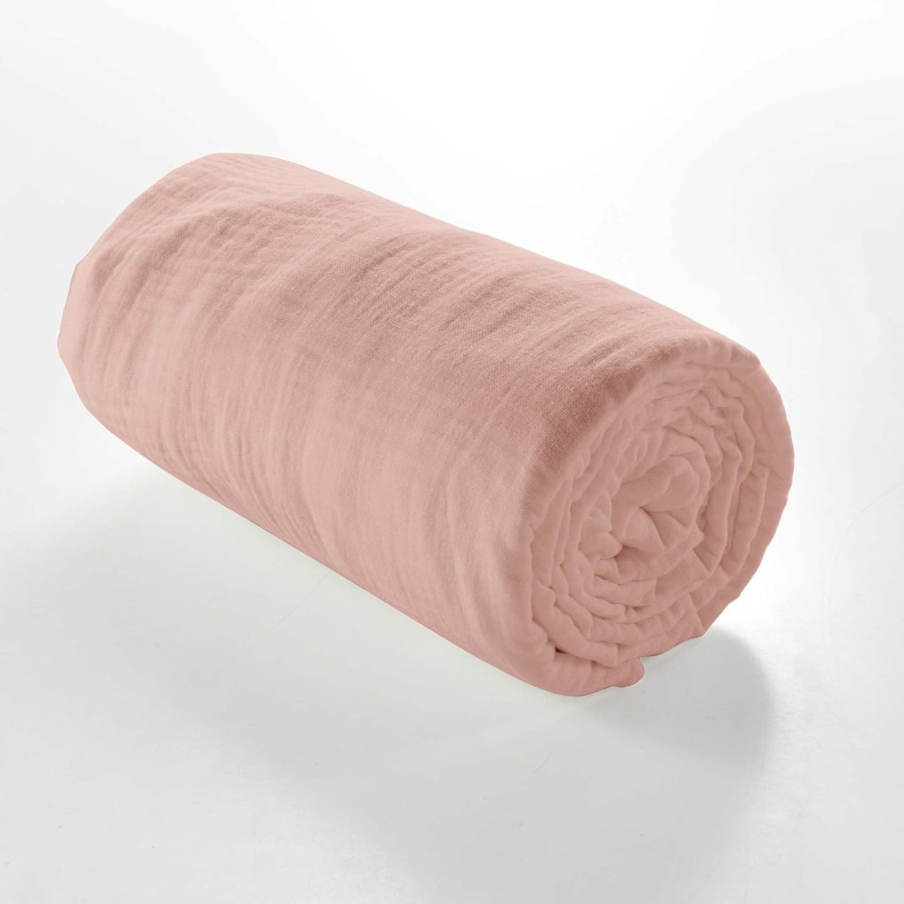 Drap Housse Gaze de coton - Bonnet 30 Cm - Plusieurs Tailles - Plusieurs Coloris