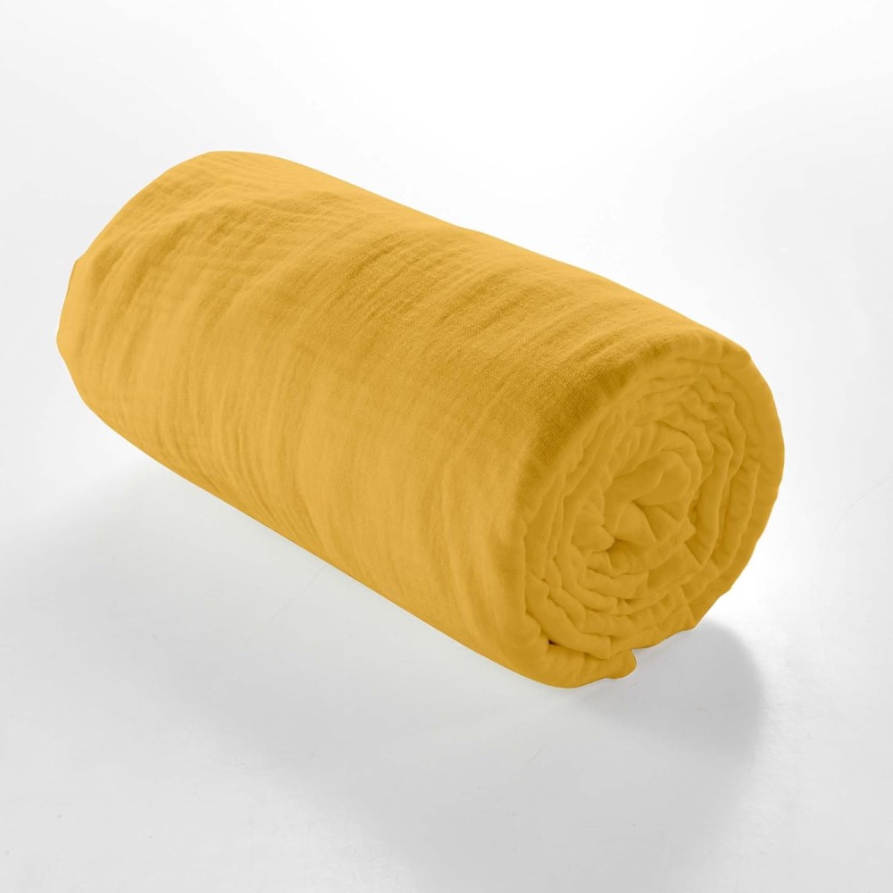 Drap Housse Gaze de coton - Bonnet 30 Cm - Plusieurs Tailles - Plusieurs Coloris