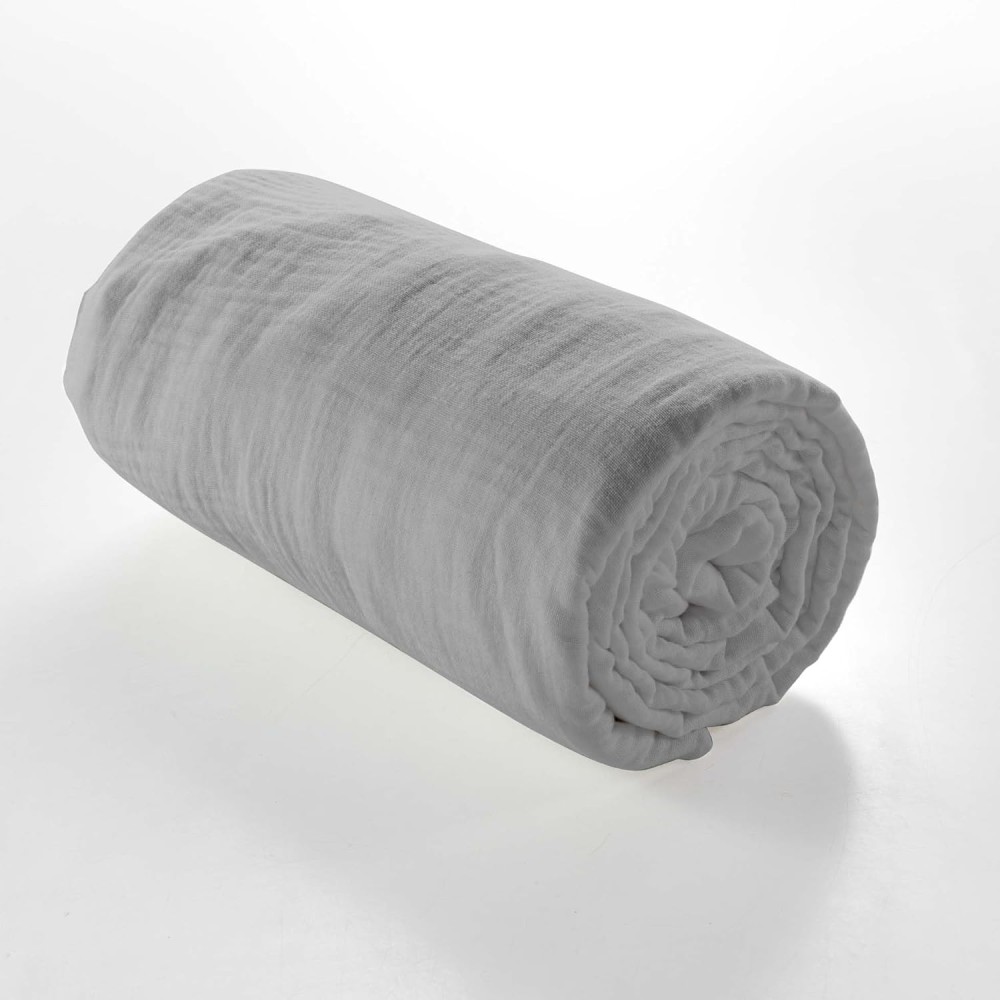 Drap Housse Gaze de coton - Bonnet 30 Cm - Plusieurs Tailles - Plusieurs Coloris