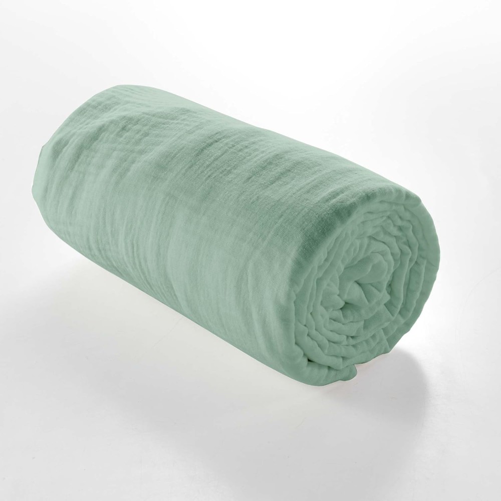 Drap Housse Gaze de coton - Bonnet 30 Cm - Plusieurs Tailles - Plusieurs Coloris